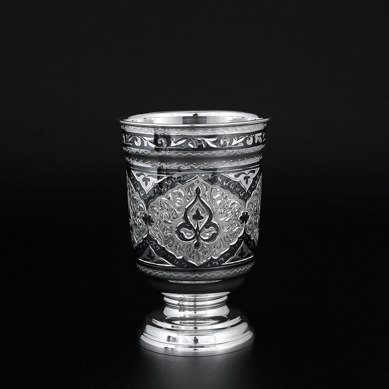 Серебряный стакан «Царский» ,серебро 875 пробы (Арт.8752152(6))