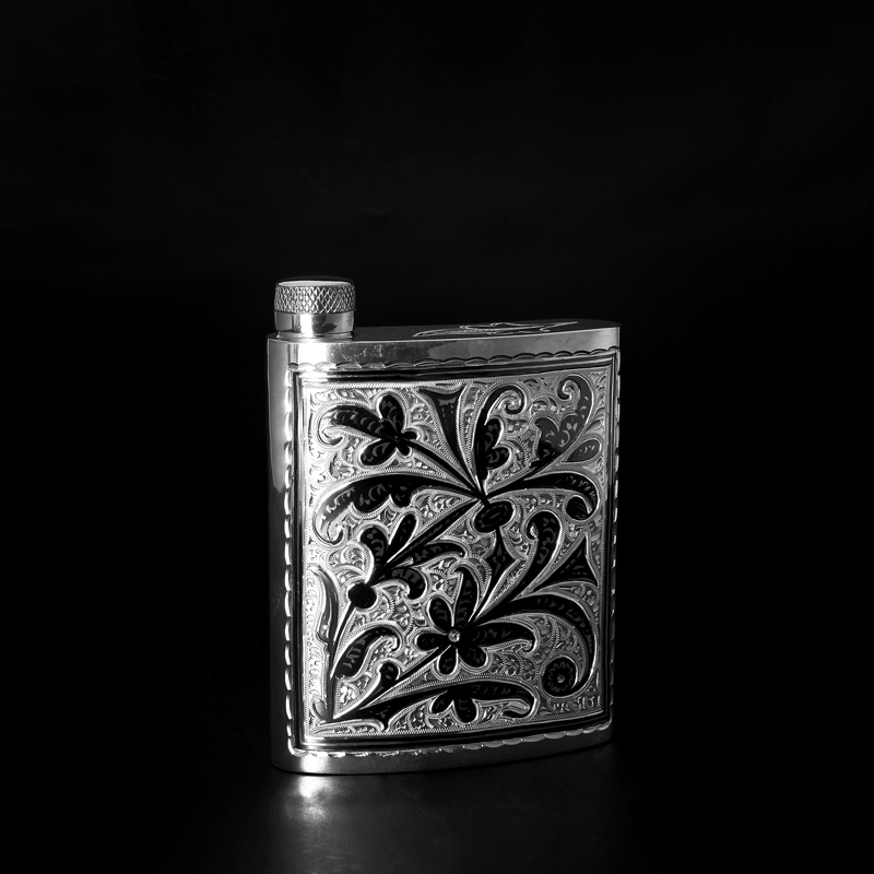 1 Фляга серебряная «Лаура» 875 пробы (арт 8752109(10))