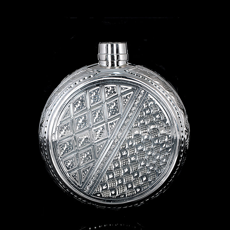 Серебряная фляга «Мексика». 875 проба (арт. 8752109(к5))