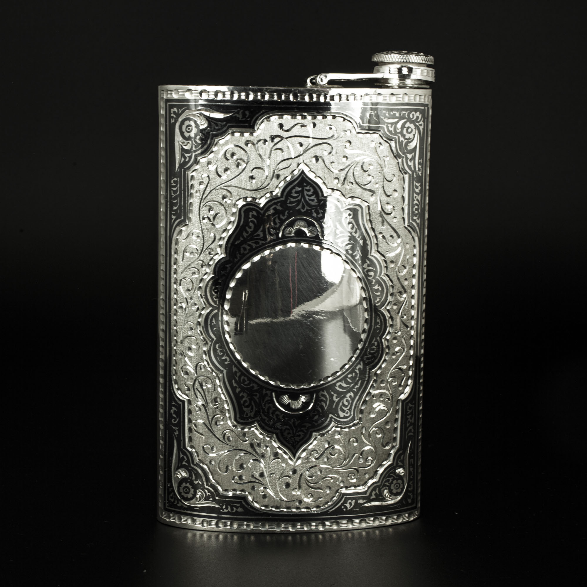 Серебряная фляга  «Сувенирная» 875 пробы (арт. 8750109(29)