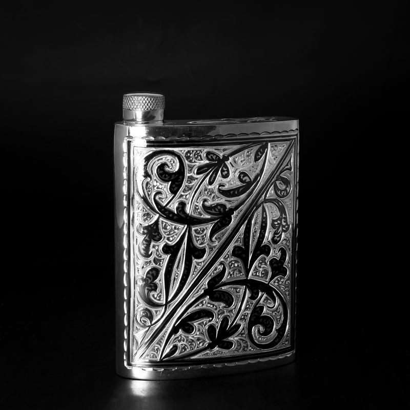 Фляга серебряная «Мери» 875 пробы (арт 8752109(18))