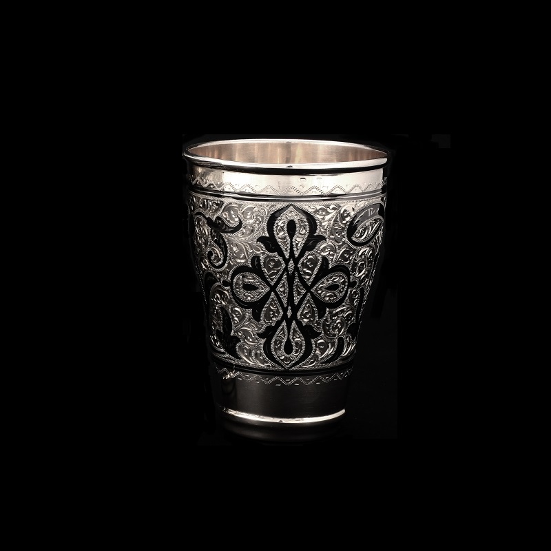 Серебряный стакан «Соборный»,  875 пробы (Арт.8750152(н18/1))