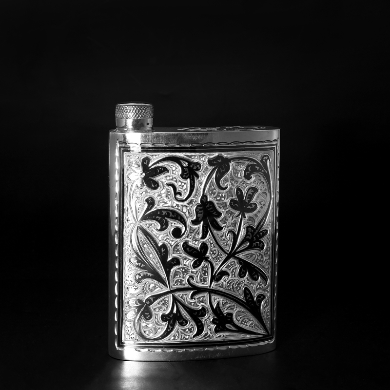 Фляга серебряная «Одри» 875 пробы (арт 8752109(30))