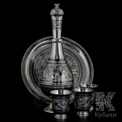 Сервиз «Герцог». Серебро 875. (арт 8750131з(5))